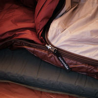 Спальний мішок пуховий Naturehike Snowbird NH20YD001 L 205 см Коричневый 720 г (6927595761304)