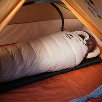 Спальний мішок пуховий Naturehike Snowbird NH20YD001 L 205 см Коричневый 720 г (6927595761304)