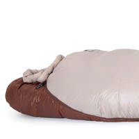 Спальний мішок пуховий Naturehike Snowbird NH20YD001 L 205 см Коричневый 720 г (6927595761304)