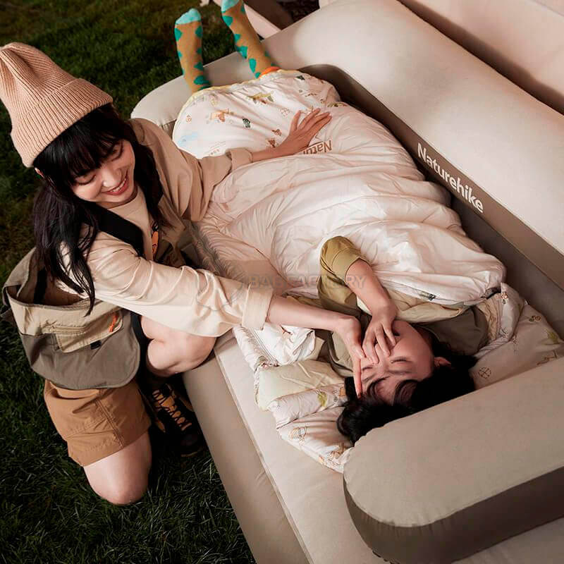 Спальный мешок детский Naturehike B180 CNH22SD001 160 см Бежевый (6927595799611)