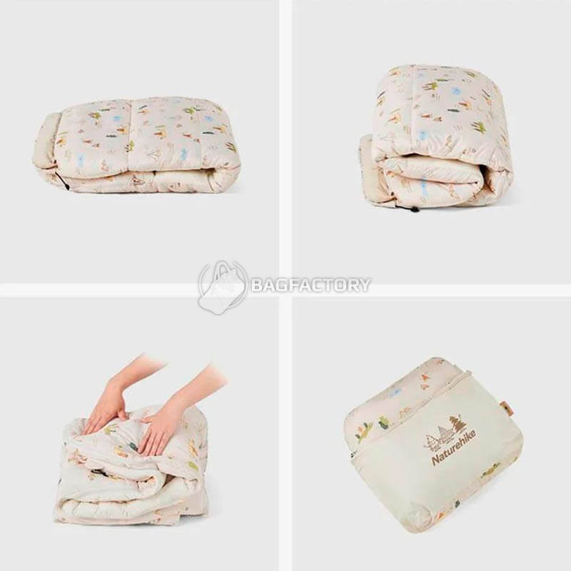 Спальный мешок детский Naturehike B180 CNH22SD001 160 см Бежевый (6927595799611)