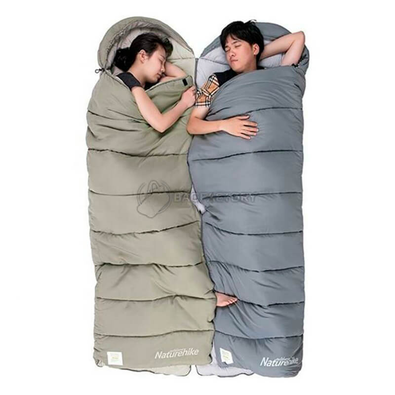 Спальный мешок Naturehike M400 NH20MSD02 (1°C) 220 см правый Зеленый (6975641886099)