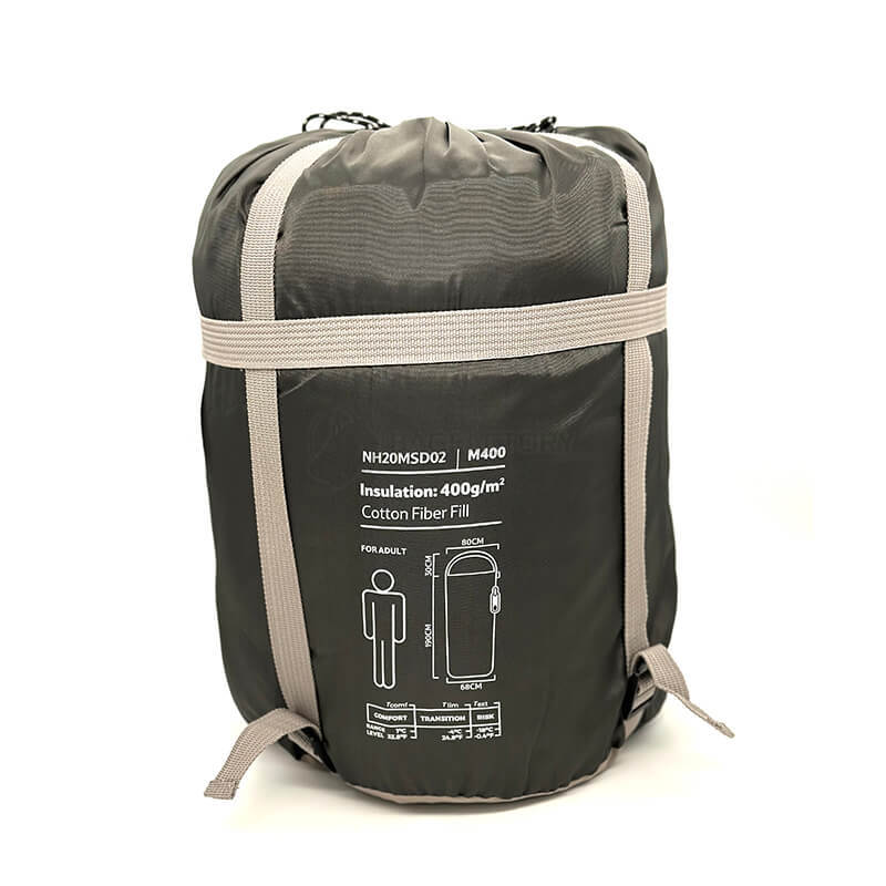 Спальный мешок Naturehike M400 NH20MSD02 (1°C) 220 см правый Зеленый (6975641886099)