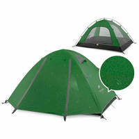 Палатка двухместная Naturehike P-Series NH18Z022-P 210T/65D Темно-зеленый (6927595762622)