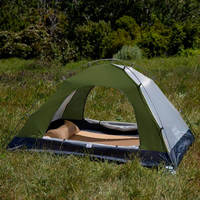 Палатка двухместная Naturehike P-Series NH18Z022-P 210T/65D Темно-зеленый (6927595762622)