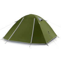 Палатка двухместная Naturehike P-Series NH18Z022-P 210T/65D Темный хаки (6927595783627)