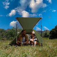 Палатка двухместная Naturehike P-Series NH18Z022-P 210T/65D Темный хаки (6927595783627)