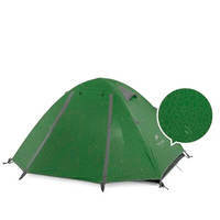 Палатка трехместная Naturehike P-Series NH18Z033-P 210T/65D Темно-зеленый (6927595762639)