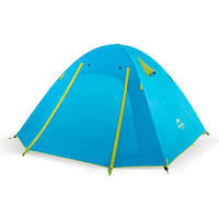 Палатка трехместная Naturehike P-Series NH18Z033-P 210T/65D Голубой (6975641887331)