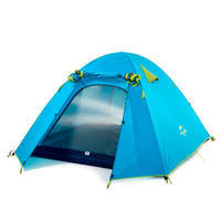 Палатка трехместная Naturehike P-Series NH18Z033-P 210T/65D Голубой (6975641887331)