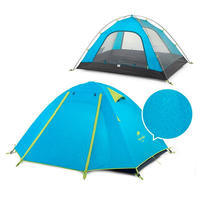 Палатка трехместная Naturehike P-Series NH18Z033-P 210T/65D Голубой (6975641887331)