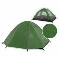 Палатка четырехместная Naturehike P-Series NH18Z044-P 210T65D Темно-зеленый (6927595762646)
