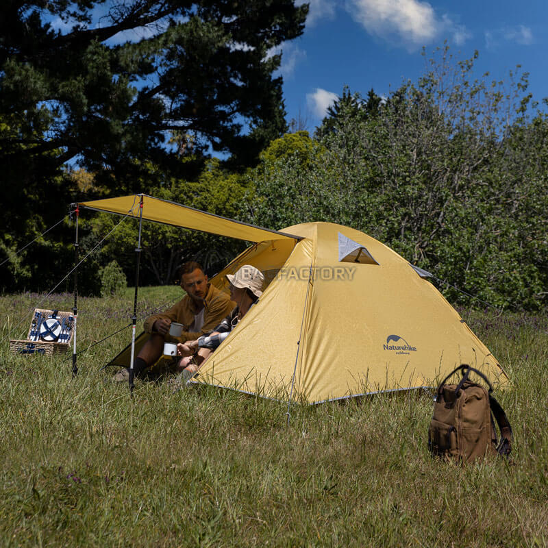 Палатка четырехместная Naturehike P-Series NH18Z044-P 210T65D Темно-синий (6927595783672)