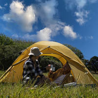 Палатка четырехместная Naturehike P-Series NH18Z044-P 210T65D Желтый (6927595783696)