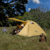 Палатка четырехместная Naturehike P-Series NH18Z044-P 210T65D Желтый (6927595783696)
