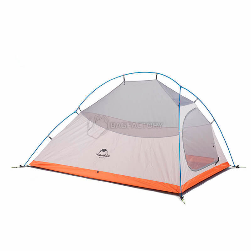 Палатка трехместная Naturehike Cloud Up 3 Updated NH18T030-T 210T Оранжевая (6927595730638)