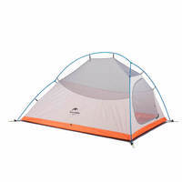 Палатка трехместная Naturehike Cloud Up 3 Updated NH18T030-T 210T Оранжевая (6927595730638)