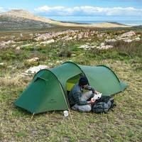 Палатка двухместная Naturehike Opalus NH20ZP001 210T с футпринтом Оранжевая (6927595750667)