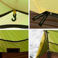 Палатка двухместная Naturehike Opalus NH20ZP001 210T с футпринтом Оранжевая (6927595750667)