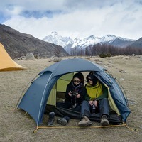 Палатка двухместная Naturehike Cloud Peak 2 NH19K240-Y 15D Темно-синяя (6927595736326)