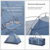 Палатка четырехместная Naturehike NH21ZP015 Темно-зеленая (6927595794029)