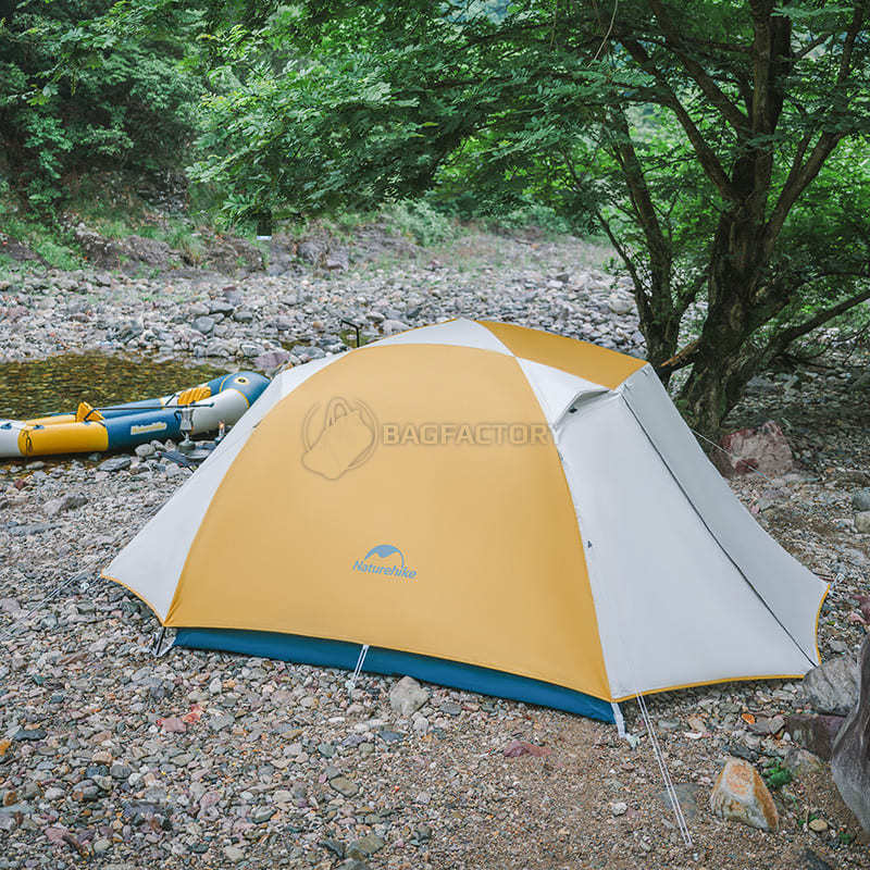 Палатка трехместная Naturehike CNK2300ZP024 Желтая (6976023923661)