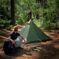 Палатка одноместная сверхлегкая Naturehike NH17T030-L Темно-зеленый (6975641885894)