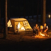 Палатка четырехместная с навесом Naturehike CNH22ZP029 Светло-коричневая (6975641887829)