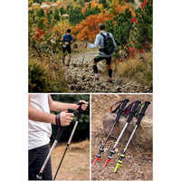 Треккинговая палка 3-секционная Naturehike ST06 NH17D006-D 1 шт Черная (6927595748596)