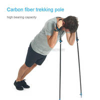 Треккинговая палка Naturehike ST07 NH18D010-Z Carbon 99-115 см 1 шт Бордовая (6927595748480)