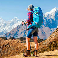 Треккинговая палка Naturehike ST07 NH18D010-Z 115-135 см 1 шт Голубая (6927595748510)