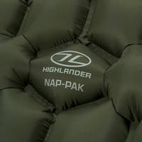 Туристический коврик Highlander Nap-Pak Inflatable Sleeping Mat 5 cm 190см Olive (929796)