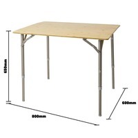 Стол раскладной Bo-Camp Suffolk 80x60 cm Brown (DAS301453)