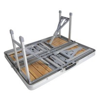 Стол раскладной со стульями Bo-Camp Bamboo Brown/Silver (DAS301454)