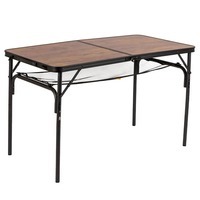 Стол раскладной Bo-Camp Greene 120x60 cm Black/Wood look (DAS301531)