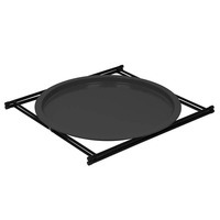 Стол раскладной Bo-Camp Harlem 46x46 cm Black (DAS302106)