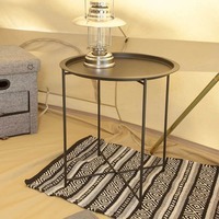 Стол раскладной Bo-Camp Harlem 46x46 cm Black (DAS302106)
