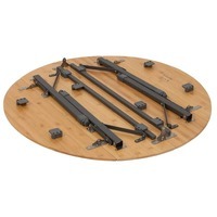 Стол раскладной Bo-Camp Poundbury Round 90x90 cm Brown (DAS302111)