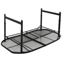 Стол раскладной Bo-Camp Northgate Oval 150x80 cm Black/Grey (DAS302569)