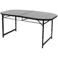 Стол раскладной Bo-Camp Northgate Oval 150x80 cm Black/Grey (DAS302569)