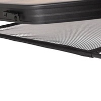 Стол раскладной Bo-Camp Melrose Oval 120x80 cm Black/Wood look (DAS302785)