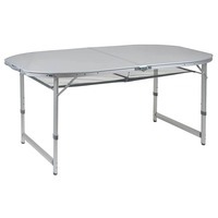 Стол раскладной Bo-Camp Premium Oval 150x80 cm Grey (DAS302787)