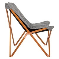 Кресло раскладное Bo-Camp Bloomsbury L Grey (DAS302726)