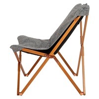 Кресло раскладное Bo-Camp Bloomsbury L Grey (DAS302726)