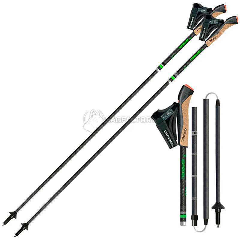 Палки для скандинавской ходьбы Gabel FLD Carbon 115 см (DAS302701)