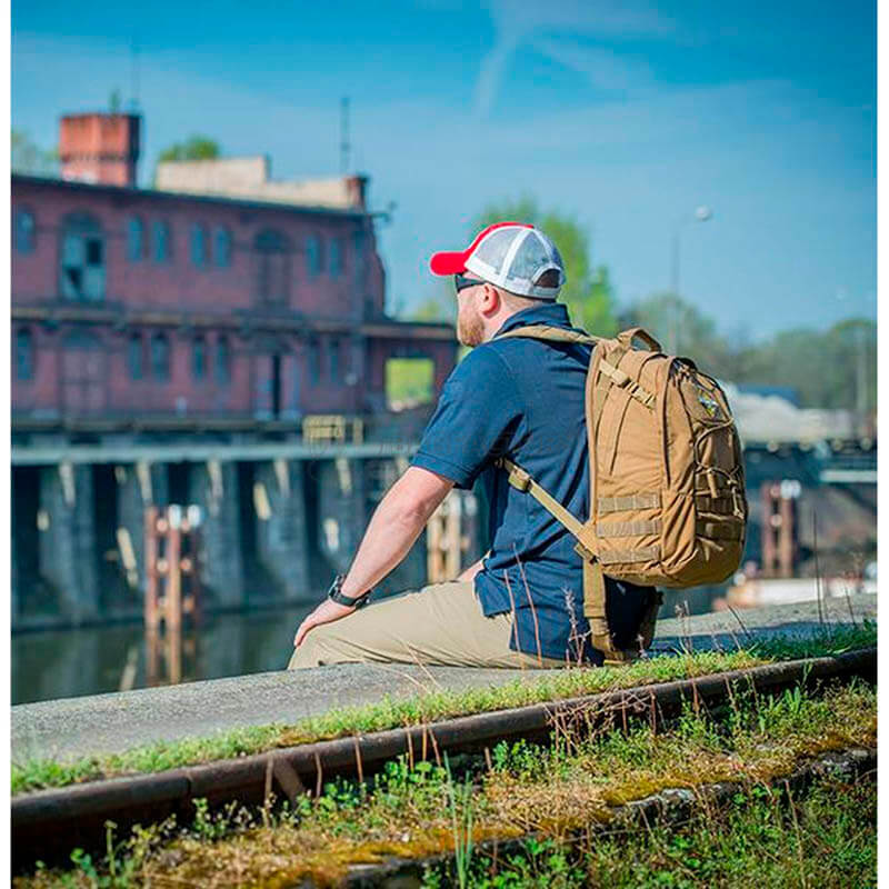Міський рюкзак EDC Helikon-Tex Backpack Nylon Polyester Blend 21л Melange Grey (PL-EDC-NP-M3)