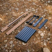 Стол раскладной комбинированный Naturehike NH21JU011 aluminum 88х39х40 см (6976023924835)