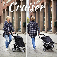 Хозяйственная сумка-тележка ShoppingCruiser 3 Wheels Green 72л (930792)
