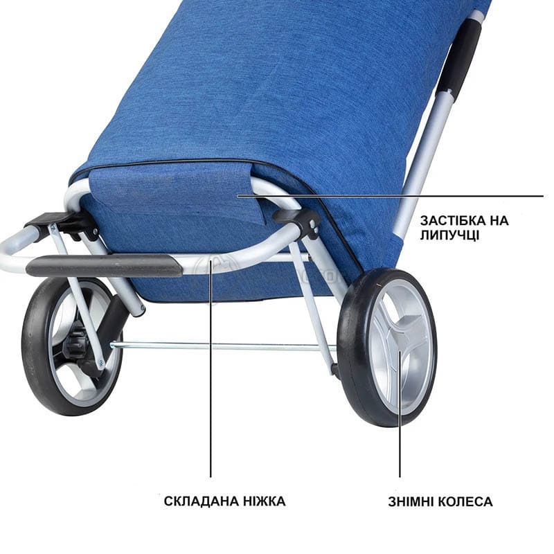 Сумка-тележка ShoppingCruiser Foldable 45л Blue (930861) (Special Offer)