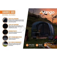 Палатка пятиместная Vango Harris 500 Mineral Green (930840)